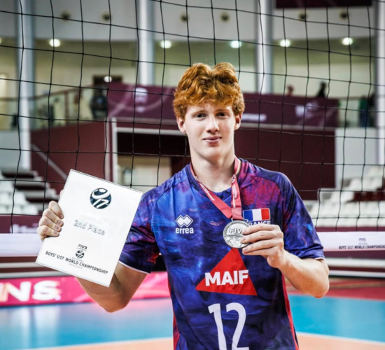 Léonard Leistel Wist - equipe de france U17-medaille