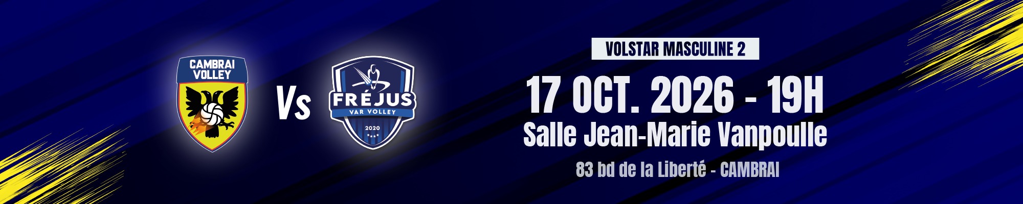 17 oct cambrai - frejus