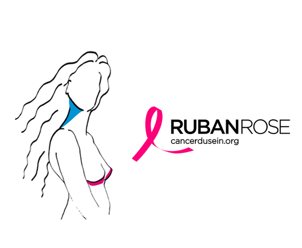 ruban rose